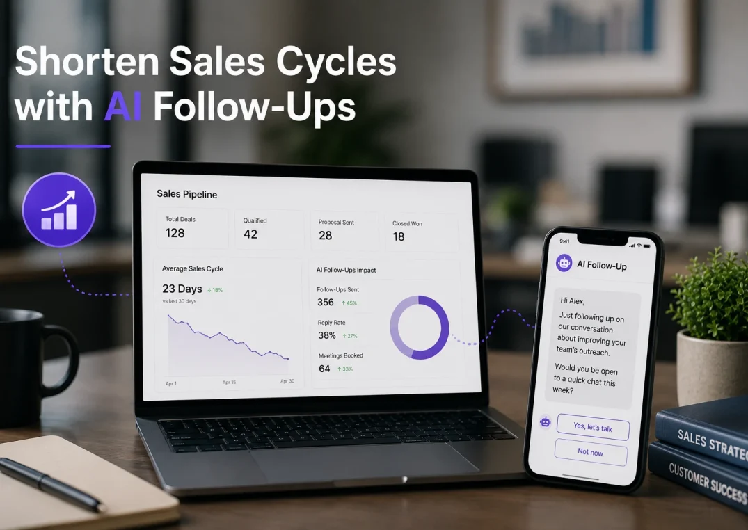 How to shorten sales cycle duration with agentic AI follow-ups