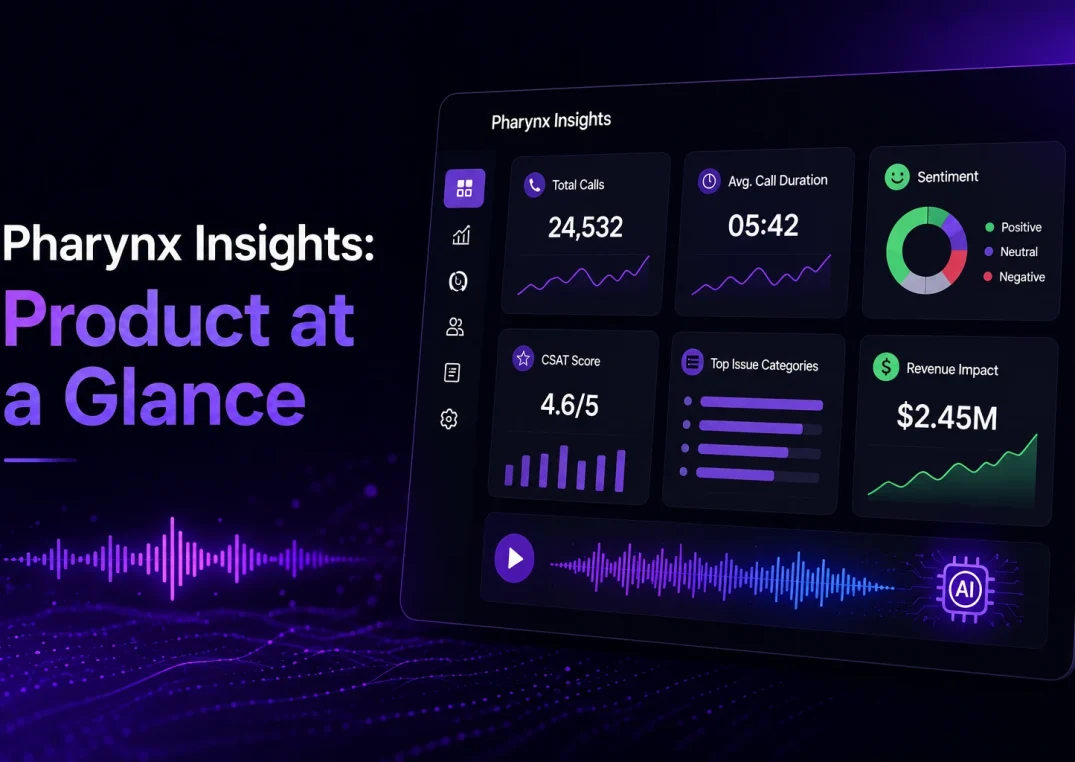 Pharynx Insights Product at a Glance