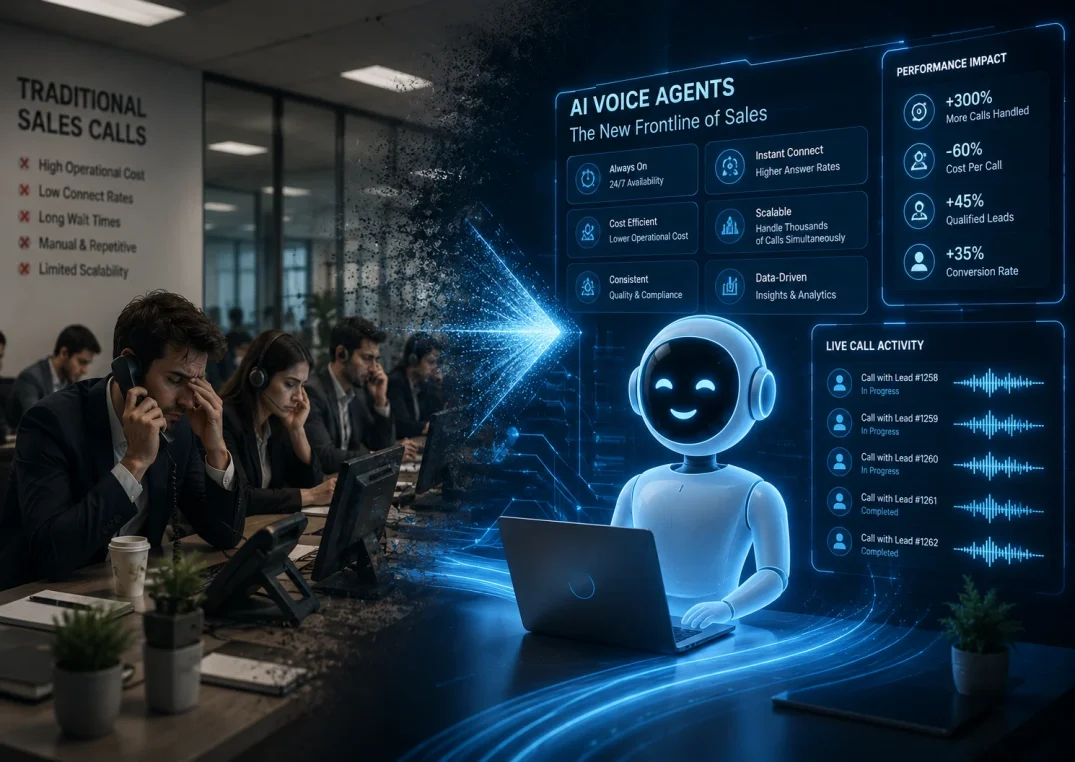 Why sales teams are replacing first calls with AI voice agents